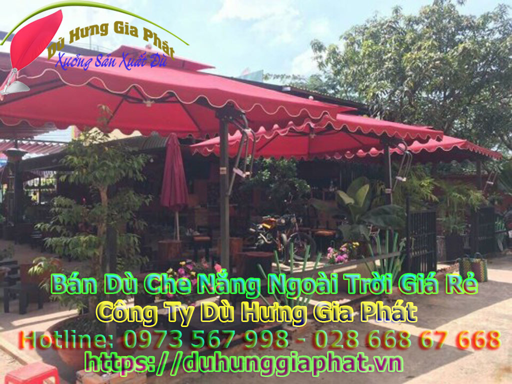 Ô Dù Che Nắng Mưa Quán Cafe Sân Vườn Giá Rẻ Tại TP.HCM Ô Dù Che Nắng Mưa Quán Cafe Sân Vườn Giá Rẻ Tại TP.HCM