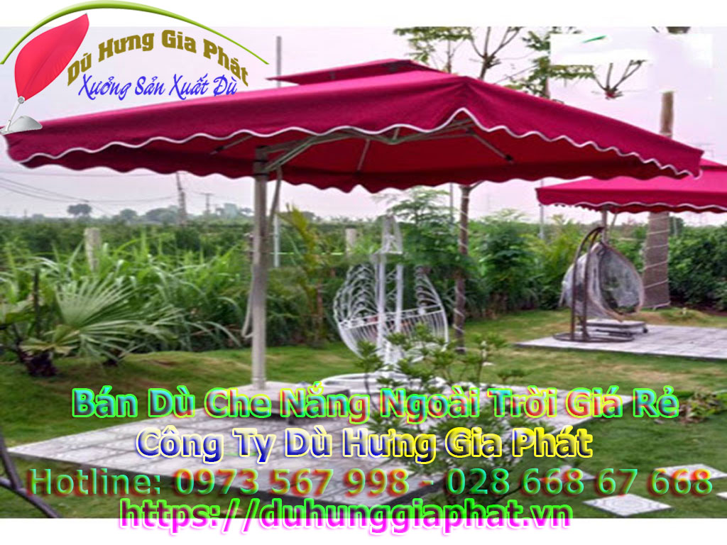 Dù che sân vườn đẹp và sang trọng Dù che sân vườn đẹp và sang trọng