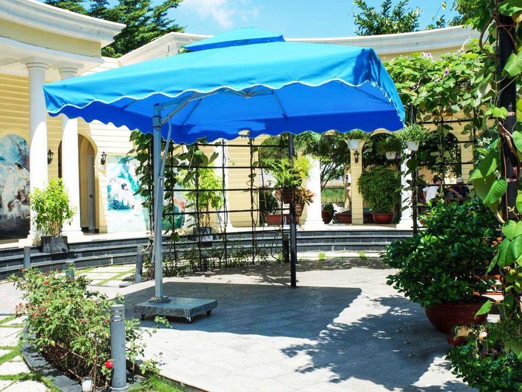 Dù lệch Tâm Vuông Hai Tầng 3M