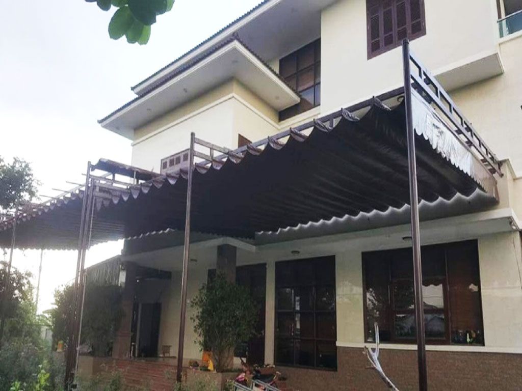Lắp Đặt Mái Xếp Di Động, Mái Hiên Che Nắng Mưa Tại Quận 12