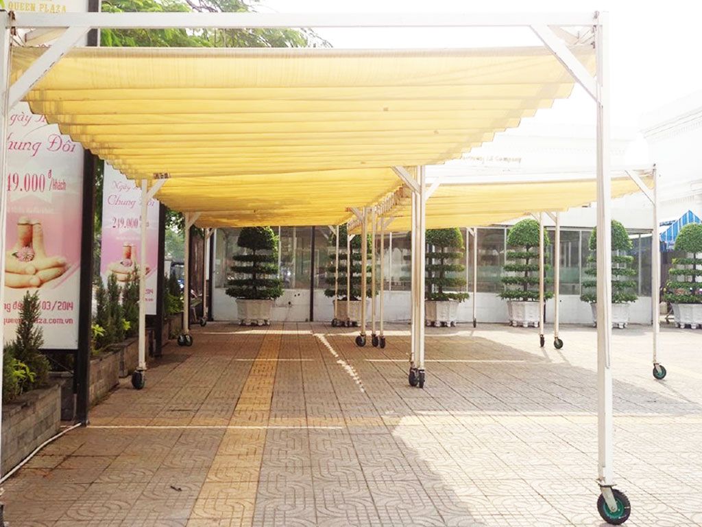 Lắp Đặt Mái Xếp Di Động, Mái Hiên Che Nắng Mưa Tại Thủ Đức